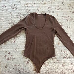 Abercrombie & Fitch Chocolate Brown Bodysuit